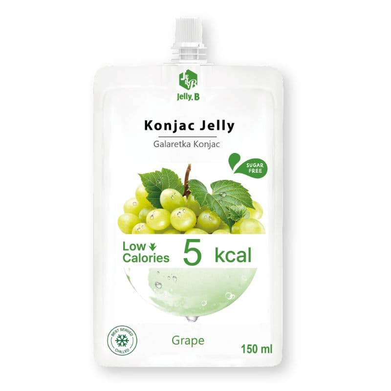 JELLY.B Galaretka konjac winogrono roślinno-owocowa 150ml