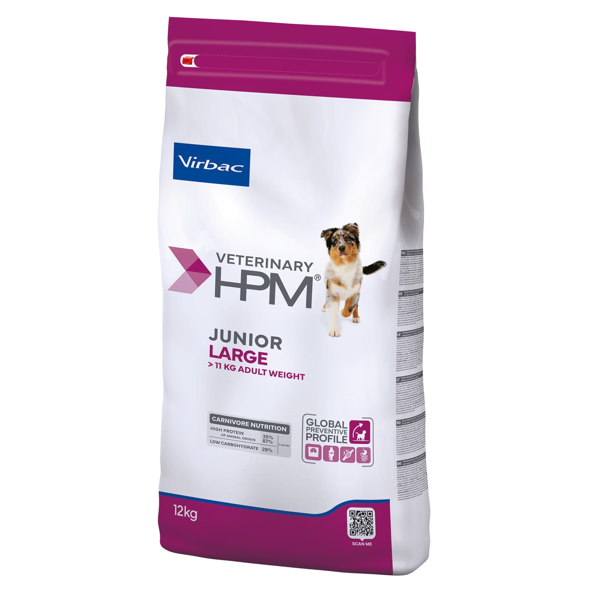 Virbac Veterinary HPM Junior Special Large dla szczeniąt - 2 x 12 kg