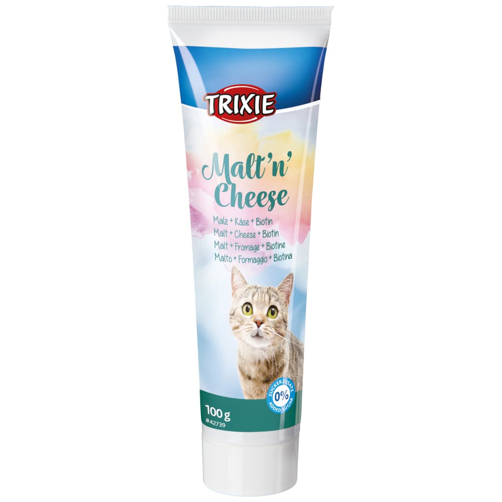 Trixie Malt'n'Cheese, słód + ser + biotyna - 6 x 100 g
