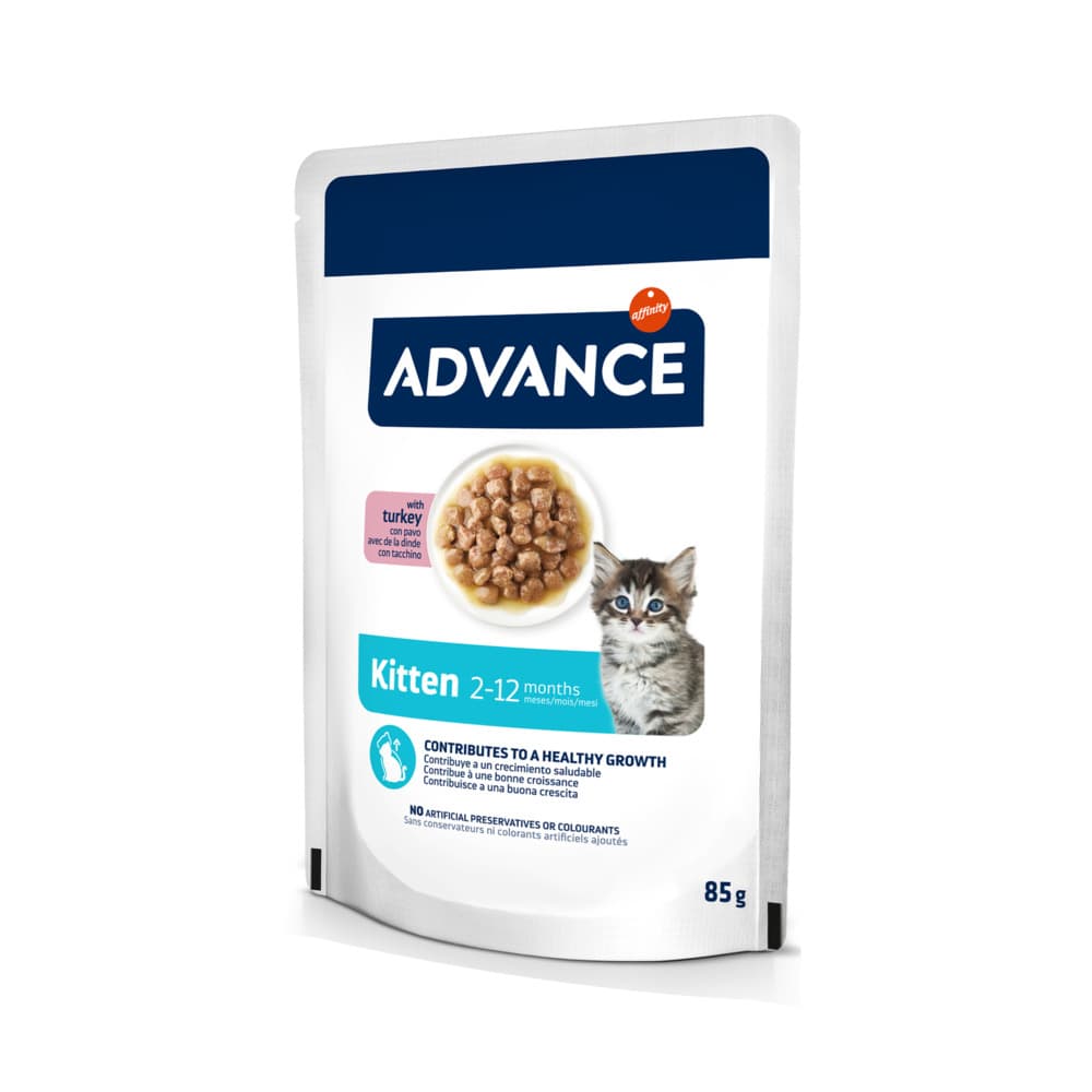 Advance Kitten, indyk - 12 x 85 g