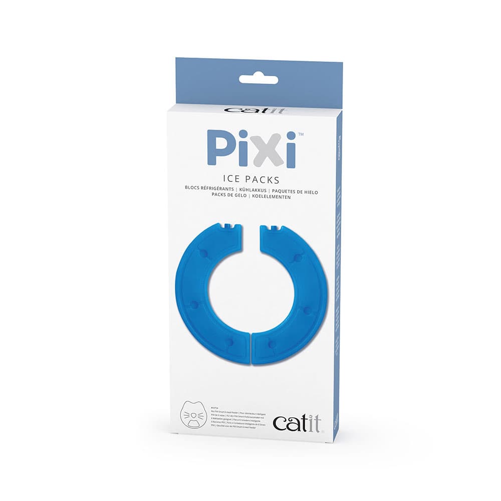 Catit Pixi Smart 6-Meal automat na karmę - Akcesoria: 2 szt. zapasowych baterii chłodzących (BEZ automatu na karmę)