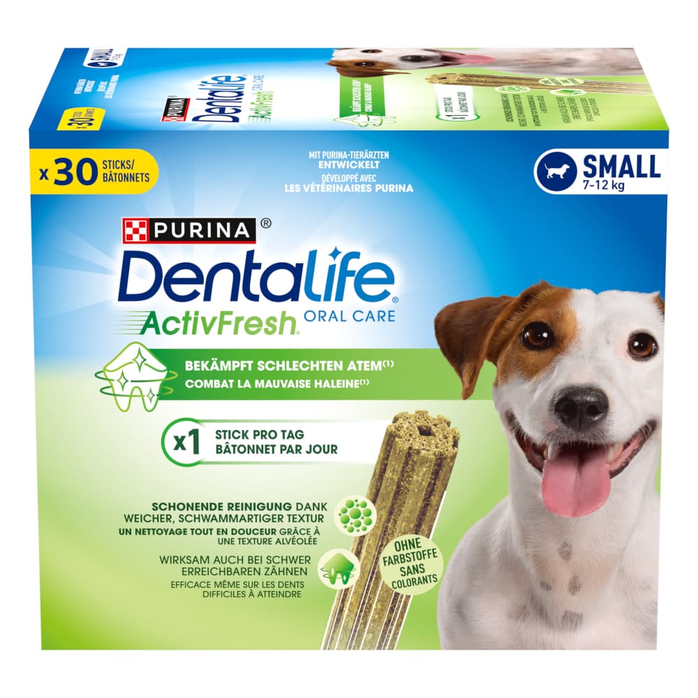 PURINA Dentalife Active Fresh, codzienna pielęgnacja zębów dla małych psów - 30 szt.