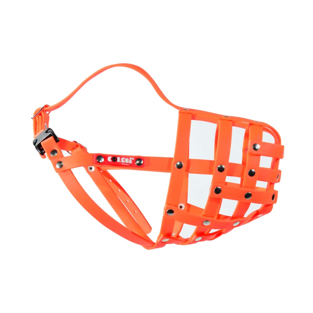 COLORI® kaganiec, owczarek niemiecki M, neonowy pomarańczowy - Rozmiar 7