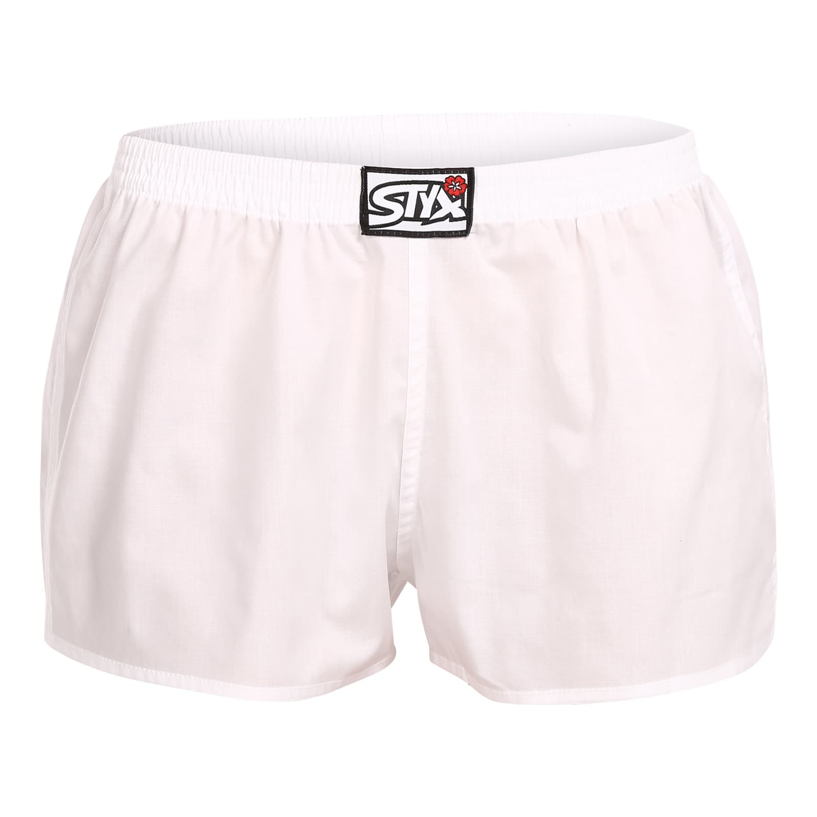 Luźne bokserki damskie Styx klasyczna guma białe (K1061) 3XL