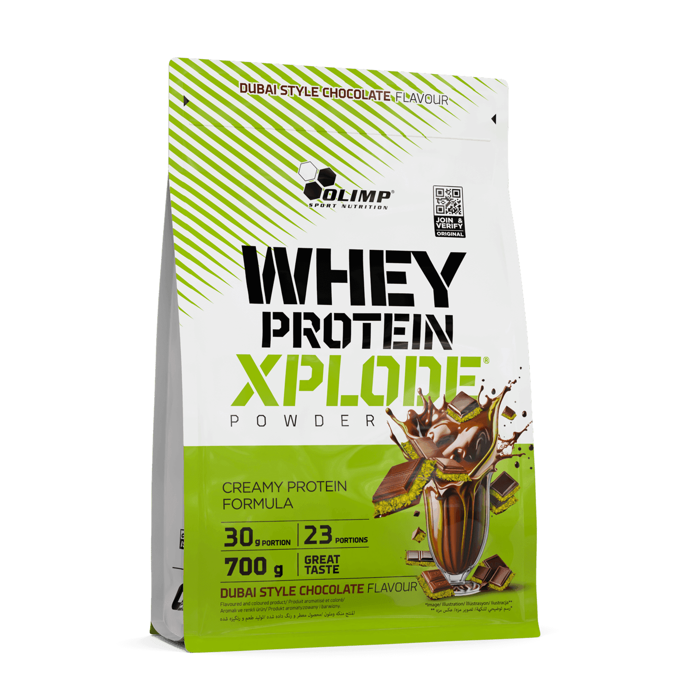 Olimp Whey Protein Xplode - 700 g-Dubai Style Chocolate