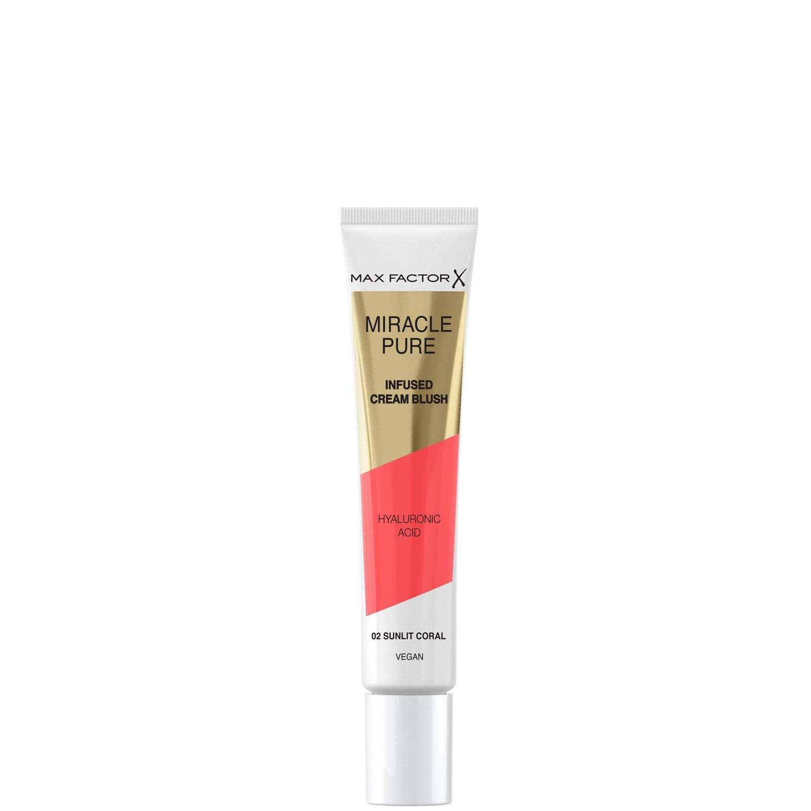 Max Factor Miracle Pure Cream Blush róż do policzków w kremie 15 ml (różne odcienie) - Sunlit Coral