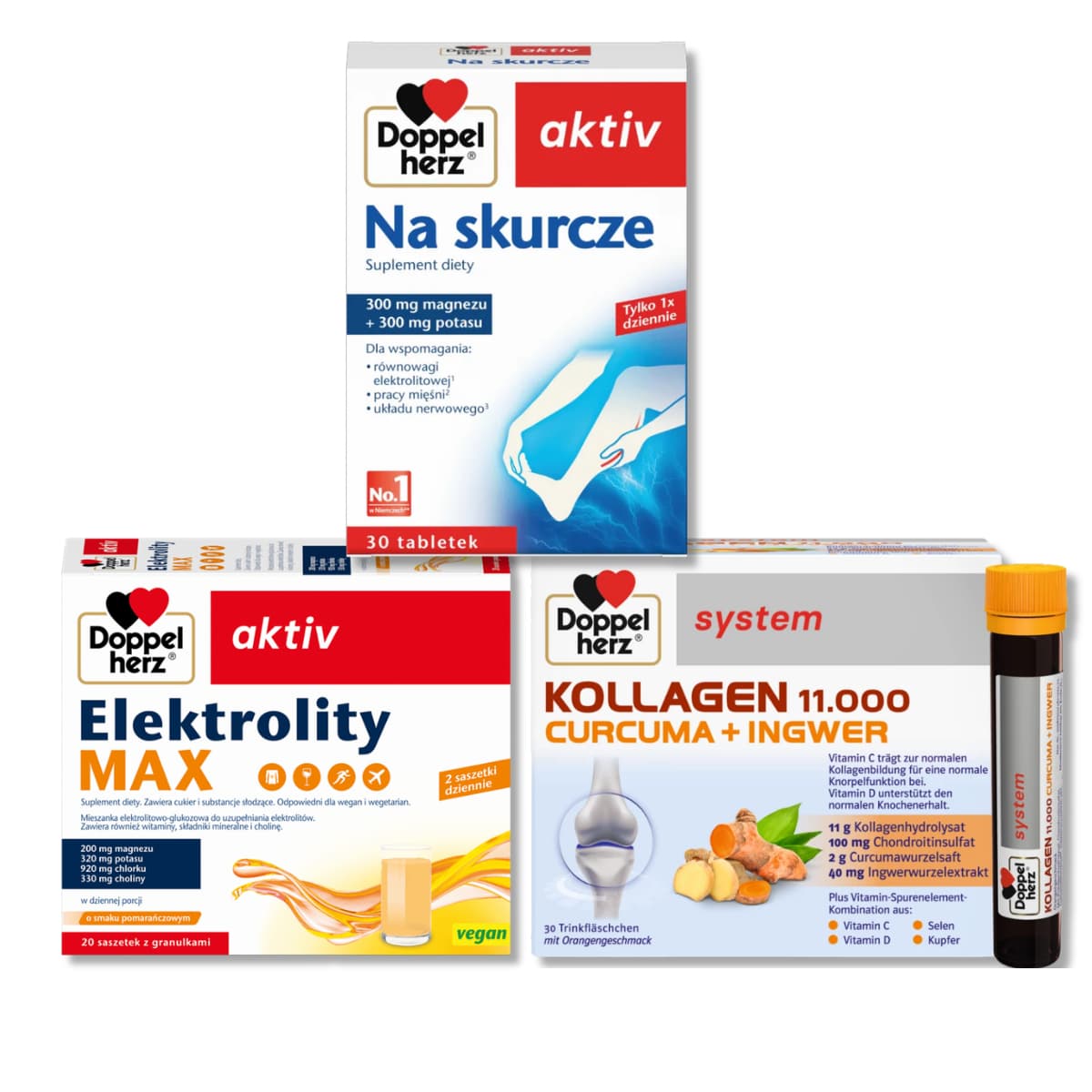 Zestaw Aktywne Lato z Doppelherz® | 3 produkty