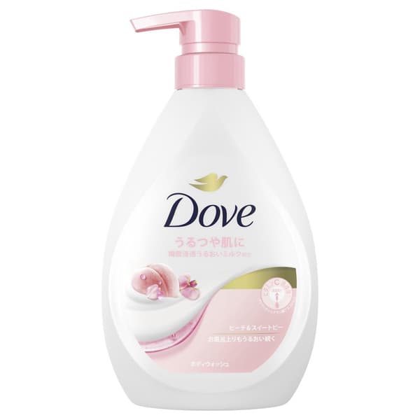 Dove Japan - Peach & Sweet Pea Body Wash Pump - 470g