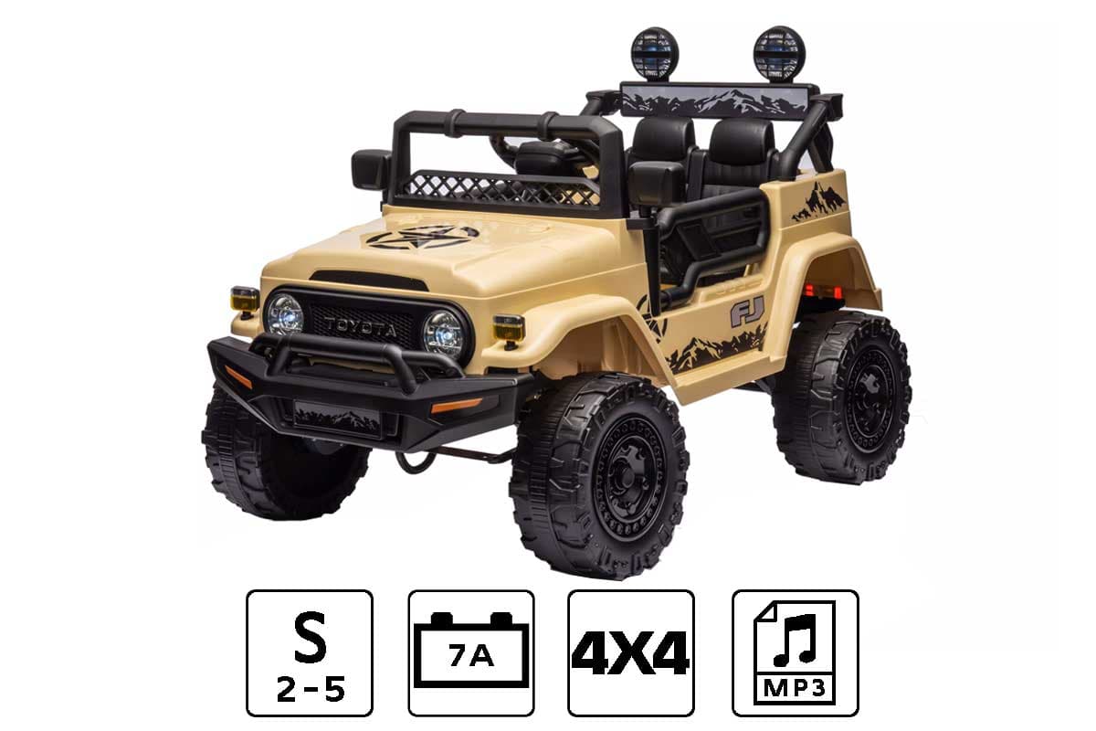Auto terenowe dla dzieci Toyota FJ Cruiser Khaki 4x4