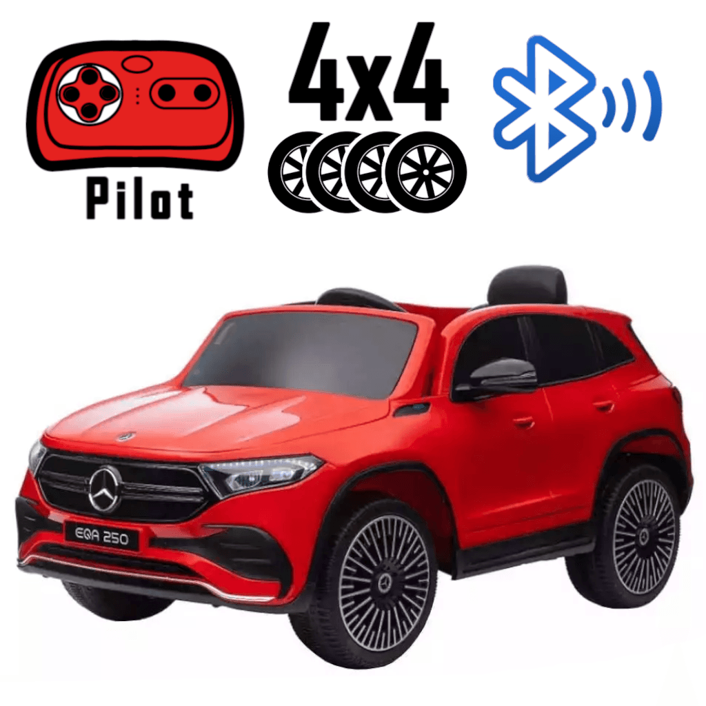 Elektryczne autko dla dzieci Mercedes AMG EQA 250 Czerwony 4x4