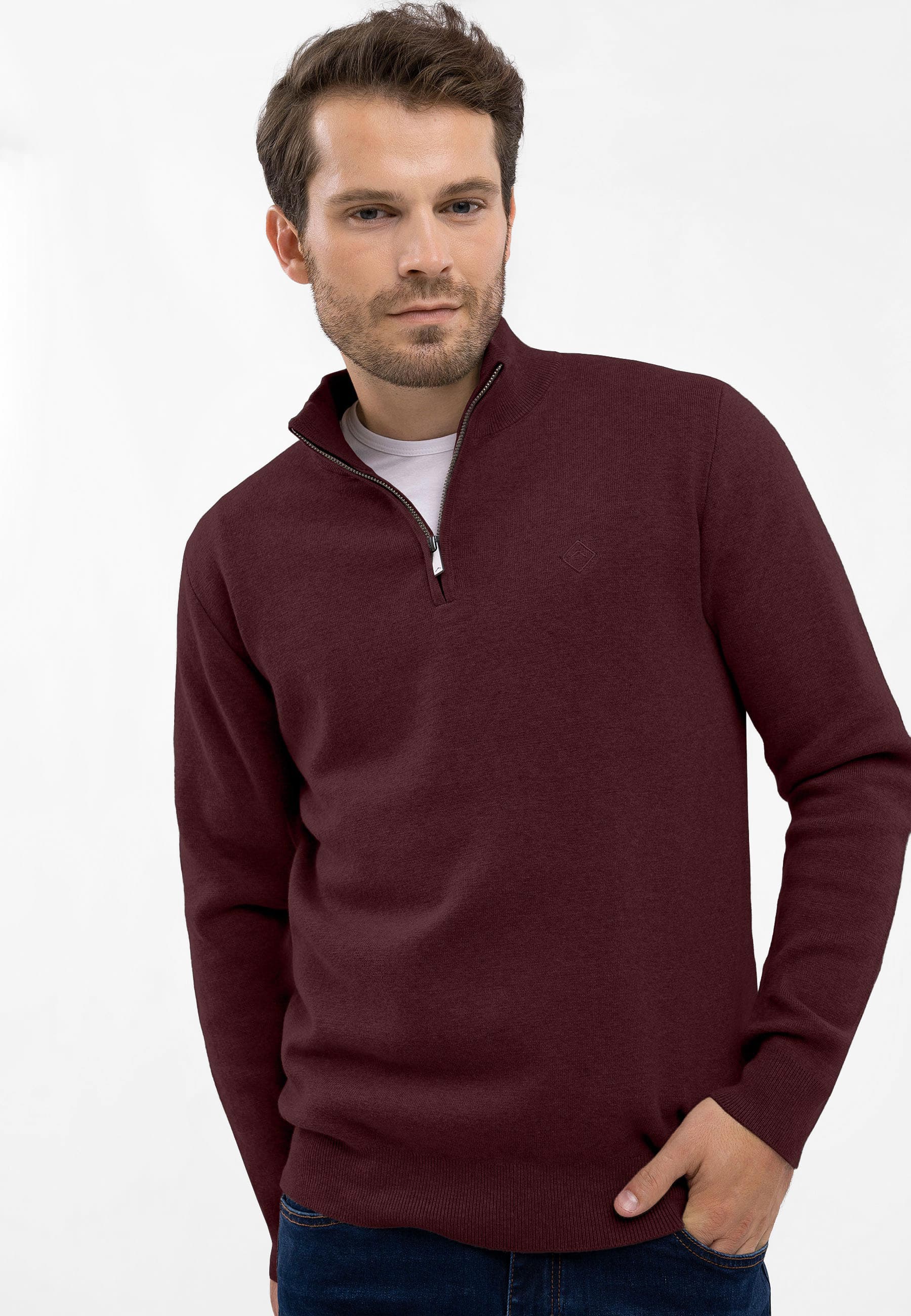 Sweter ze stójką S-CARLO