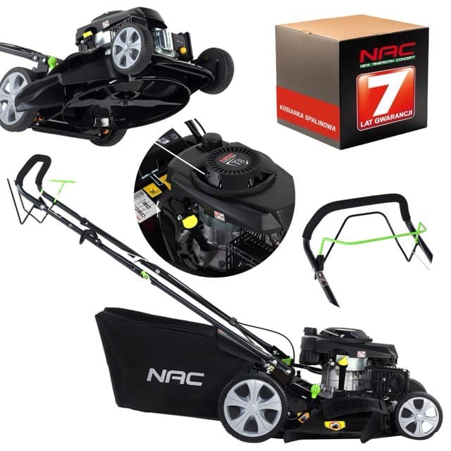 Bezawaryjna kosiarka spalinowa z napędem NAC LS46-173-HS-NG 173cm³ szer. koszenia 46 cm