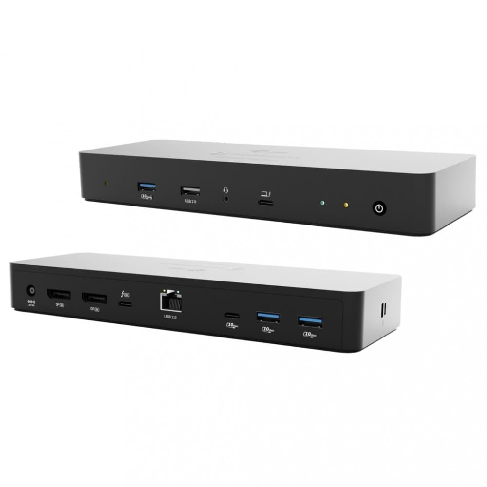i-tec Stacja dokująca Thunderbolt 4 Intelligent Dual Display Power Delivery 90W 2x DP Video TB AUDIO LAN USB-A 10Gbps USB-C 10 Gbps Kensington lock