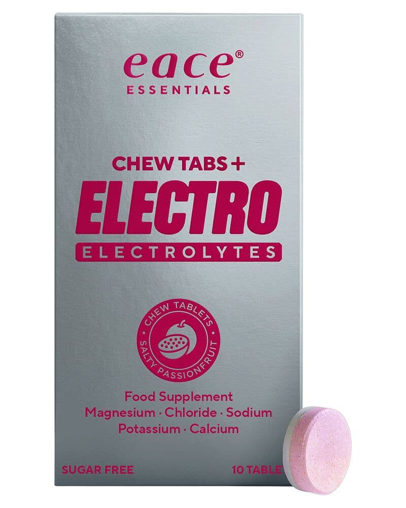 Eace Gum Chew Tabs+ Electro - Salty Passionfruit 18 g 10 stk.