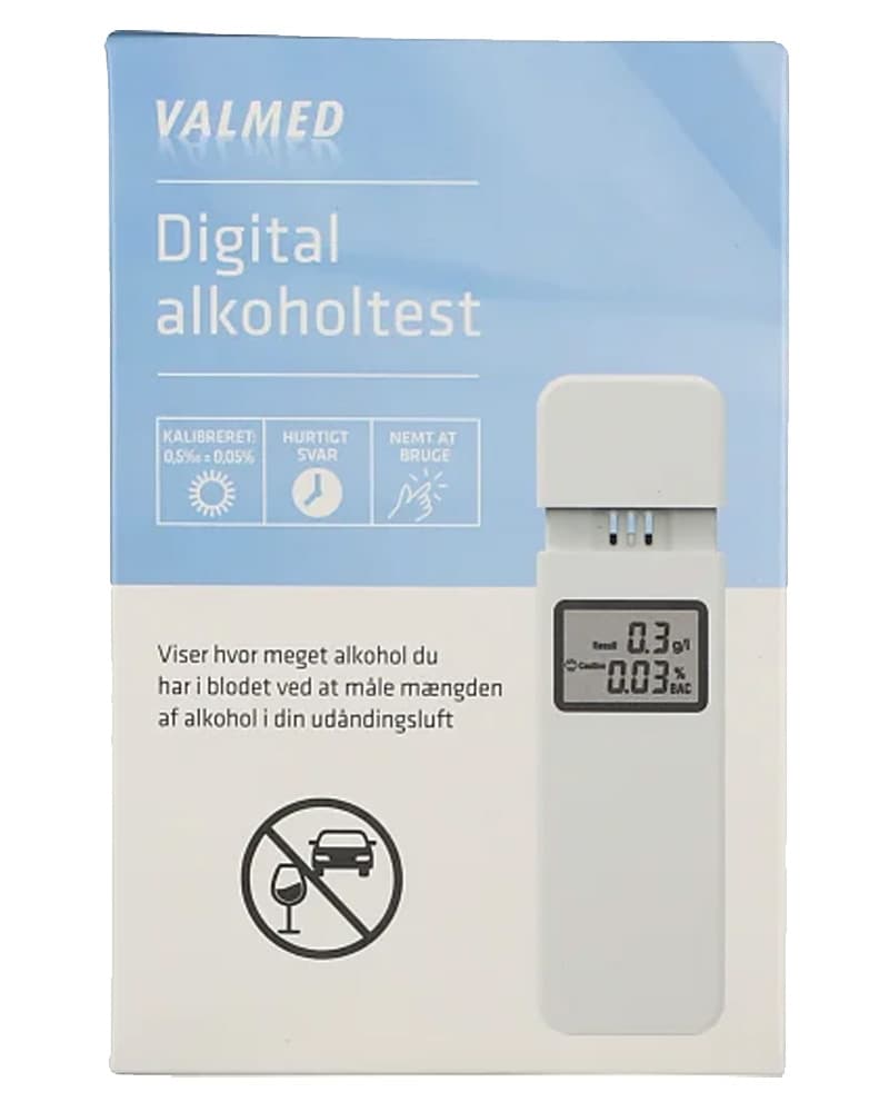 Valmed Digital Alkoholtest 1 stk.