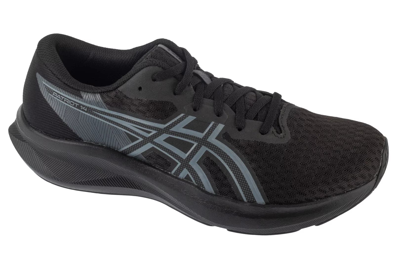 ASICS Patriot 14 1011C050-003, Męskie, Czarne, buty do biegania, tkanina, rozmiar: 44,5