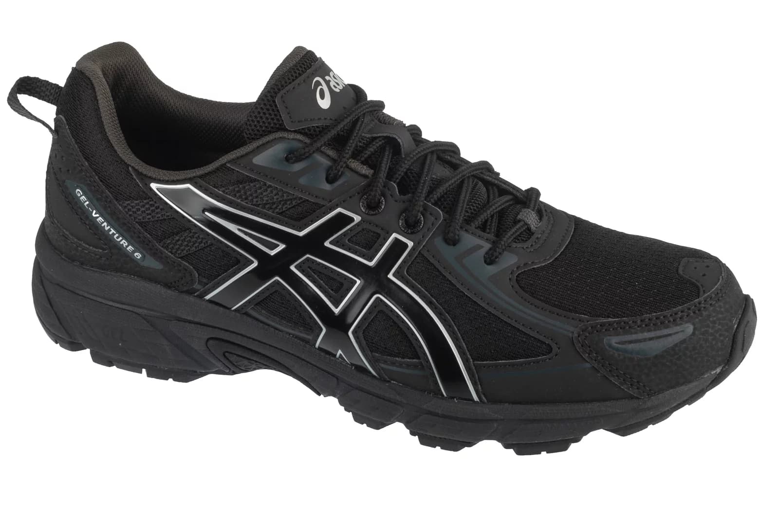 ASICS Gel-Venture 6 1203A297-002, Męskie, Czarne, buty sneakers, tkanina, rozmiar: 44,5