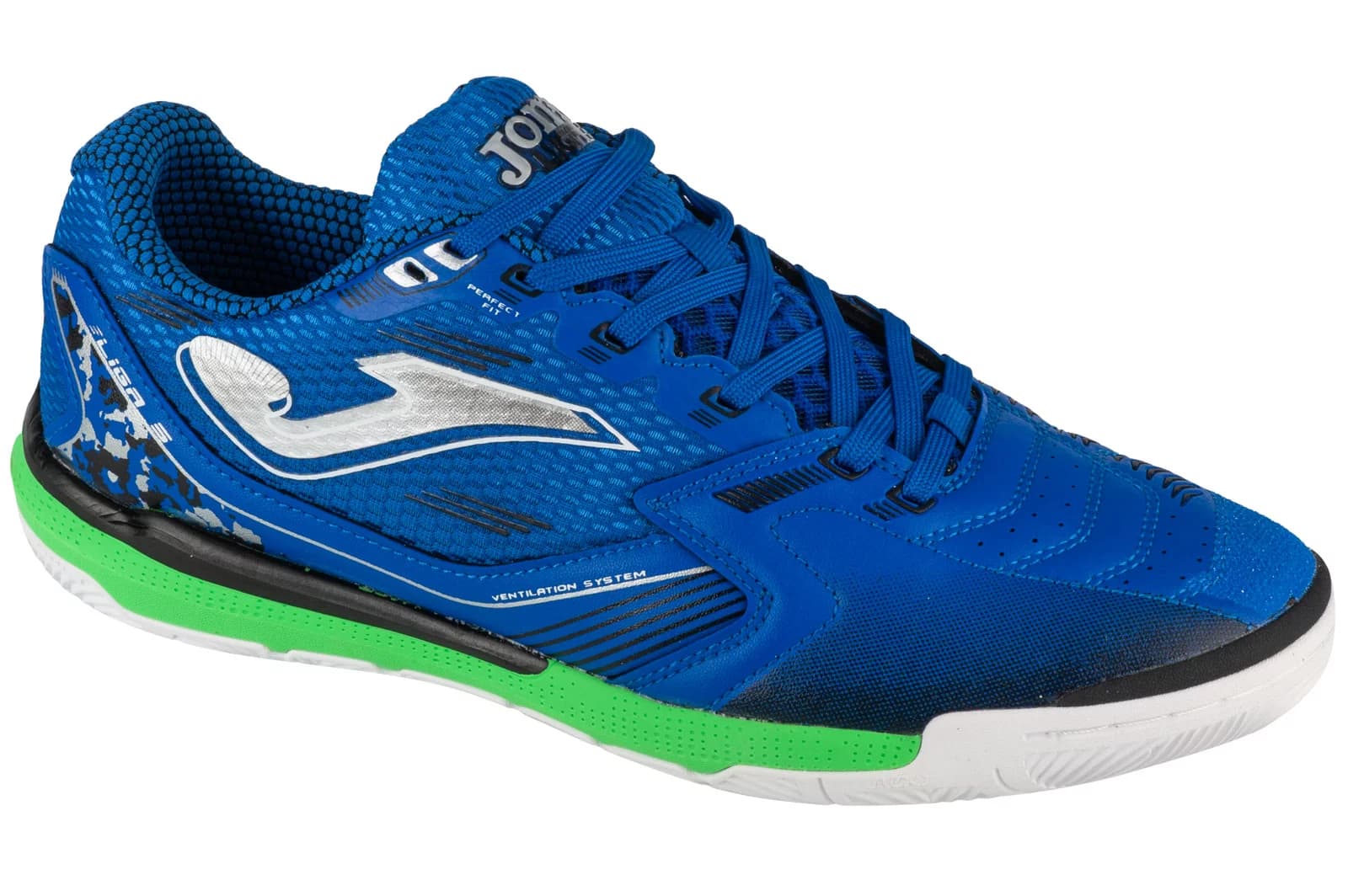 Joma Liga 5 2505 IN LIGS2505IN, Męskie, Niebieskie, buty halowe - halówki, skóra syntetyczna, rozmiar: 43
