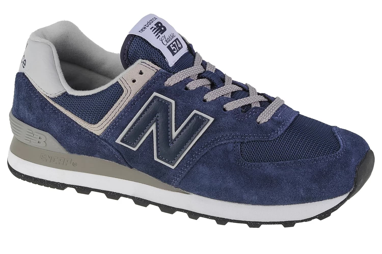 New Balance ML574EVN, Męskie, Granatowe, buty sneakers, przewiewna siateczka, rozmiar: 45