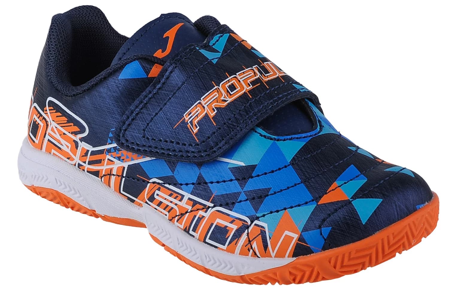 Joma Propulsion Jr 2303 IN PRJW2303INV, Dla chłopca, Granatowe, buty halowe - halówki, skóra syntetyczna, rozmiar: 30