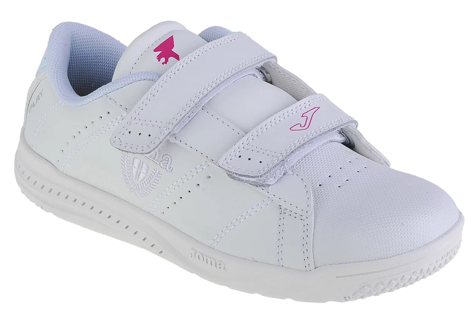 Joma W.Play Jr 2316 WPLAYW2316V, Dla dziewczynki, Białe, buty sneakers, skóra syntetyczna, rozmiar: 22