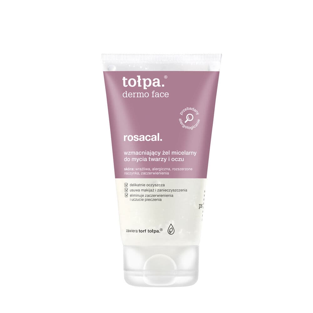 Tołpa Rosacal Wzmacniający Żel Micelarny do Mycia Twarzy i Oczu 150ml