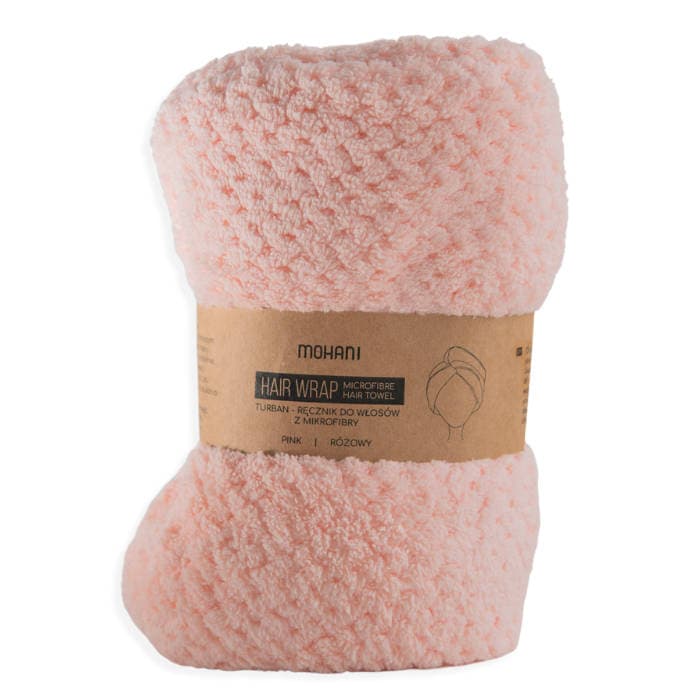 Mohani Turban do Włosów Różowy