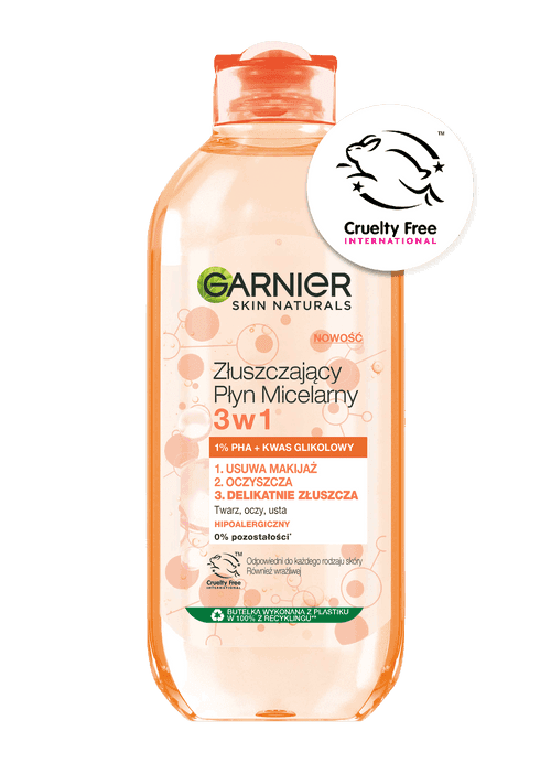Garnier Złuszczający Płyn Micelarny 3w1 400ml