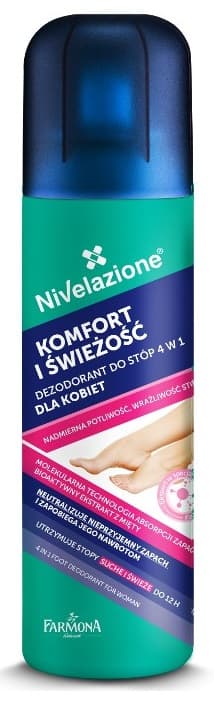 Farmona NIVELAZIONE Dezodorant do Stóp 4w1 dla Kobiet 180ml