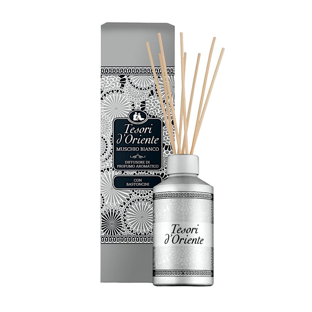 Tesori d'Oriente Dyfuzor z Patyczkami Muschio Bianco 200ml