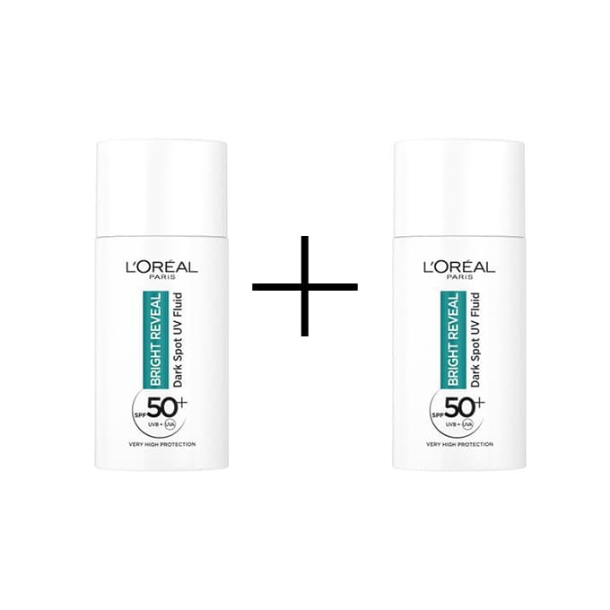 Loreal Bright Reveal Krem na Przebarwienia SPF50+ 50ml 1+1