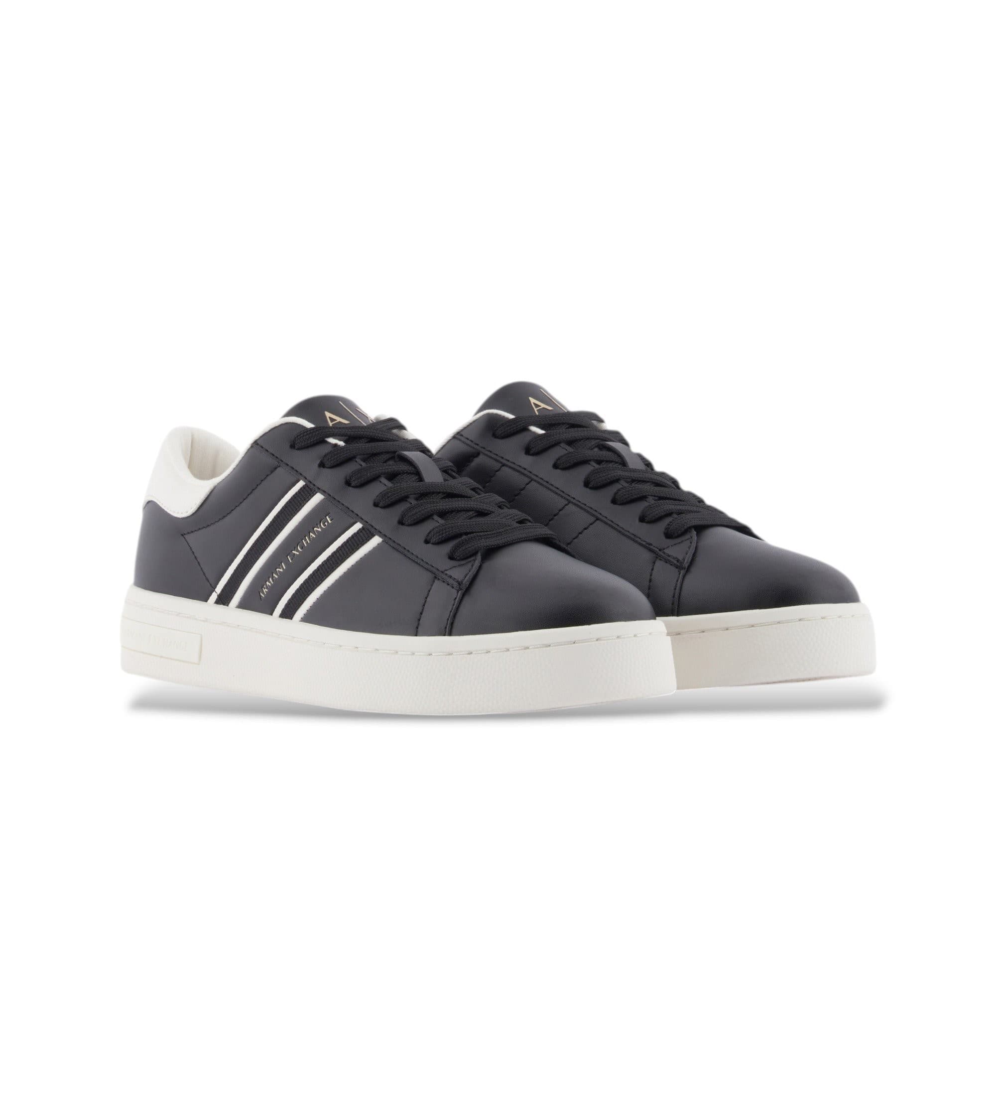 A|X Armani Exchange dla kobiet. XW002231AF21421MC024 Buty casual pro czarne (41), Czarny, Mapa, Smycze, Zwykły
