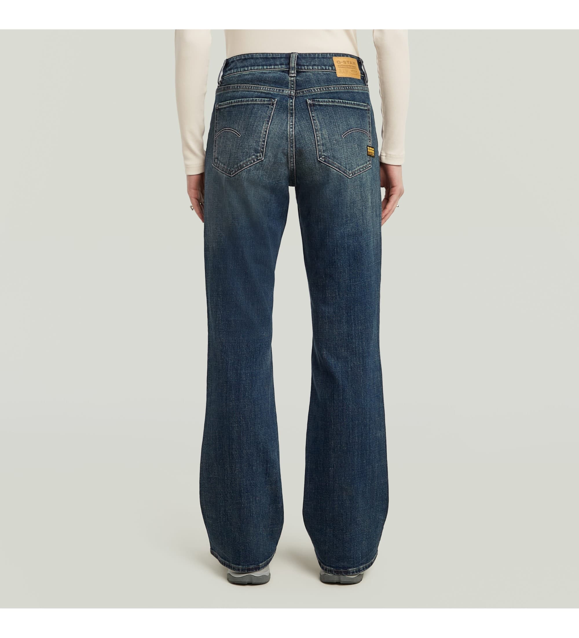 G-Star dla kobiet. D26150-D594-H469 Dżinsy G-Bootcut w kolorze niebieskim (25/30), Zwykły, Denim, Zrównoważony, Bawe 