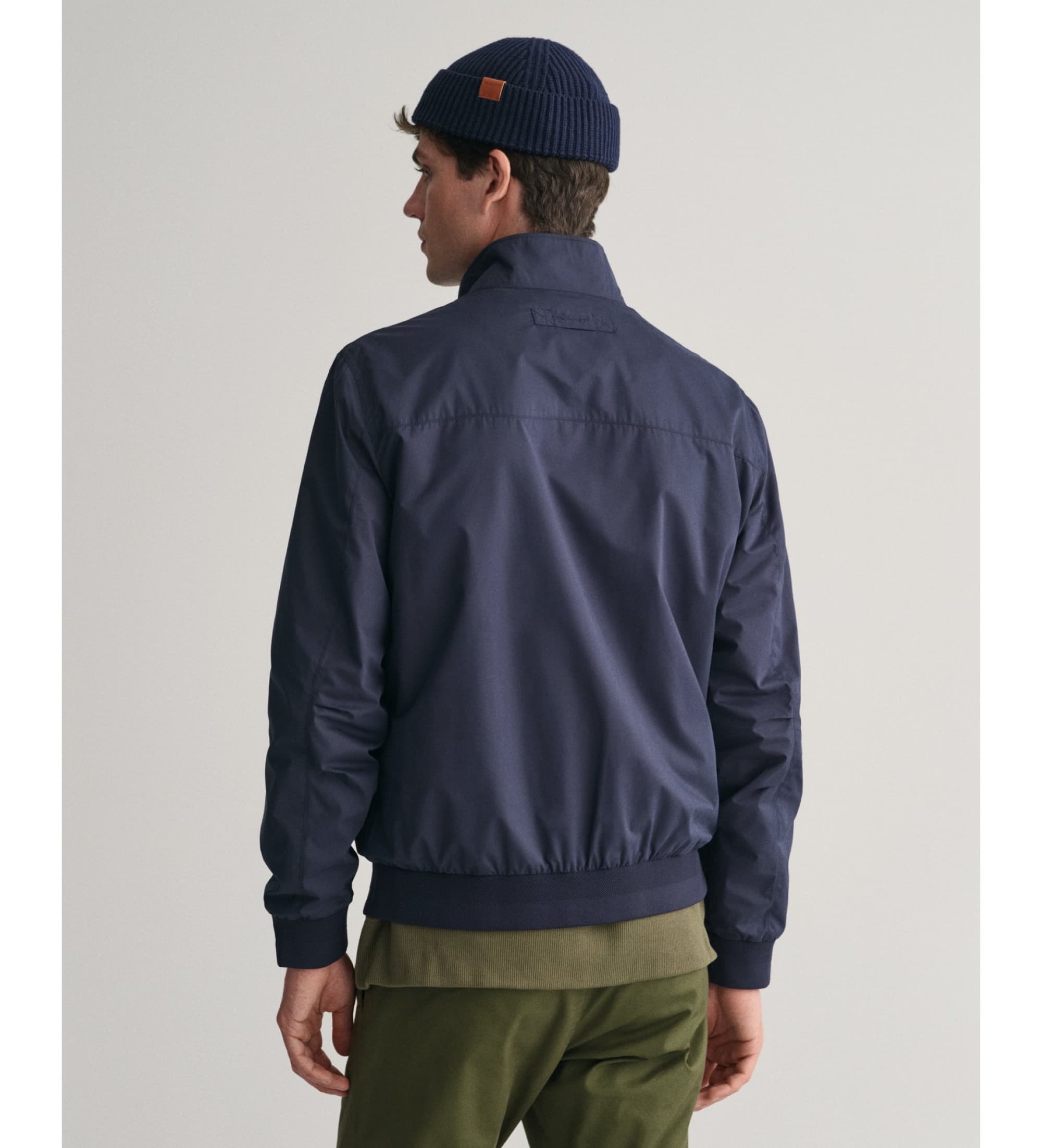 Gant dla m??czyzn. 7006381 Lekka kurtka Harrington w kolorze granatowym (XL), Zwykły, Poliester, Długie rękawy, Marino