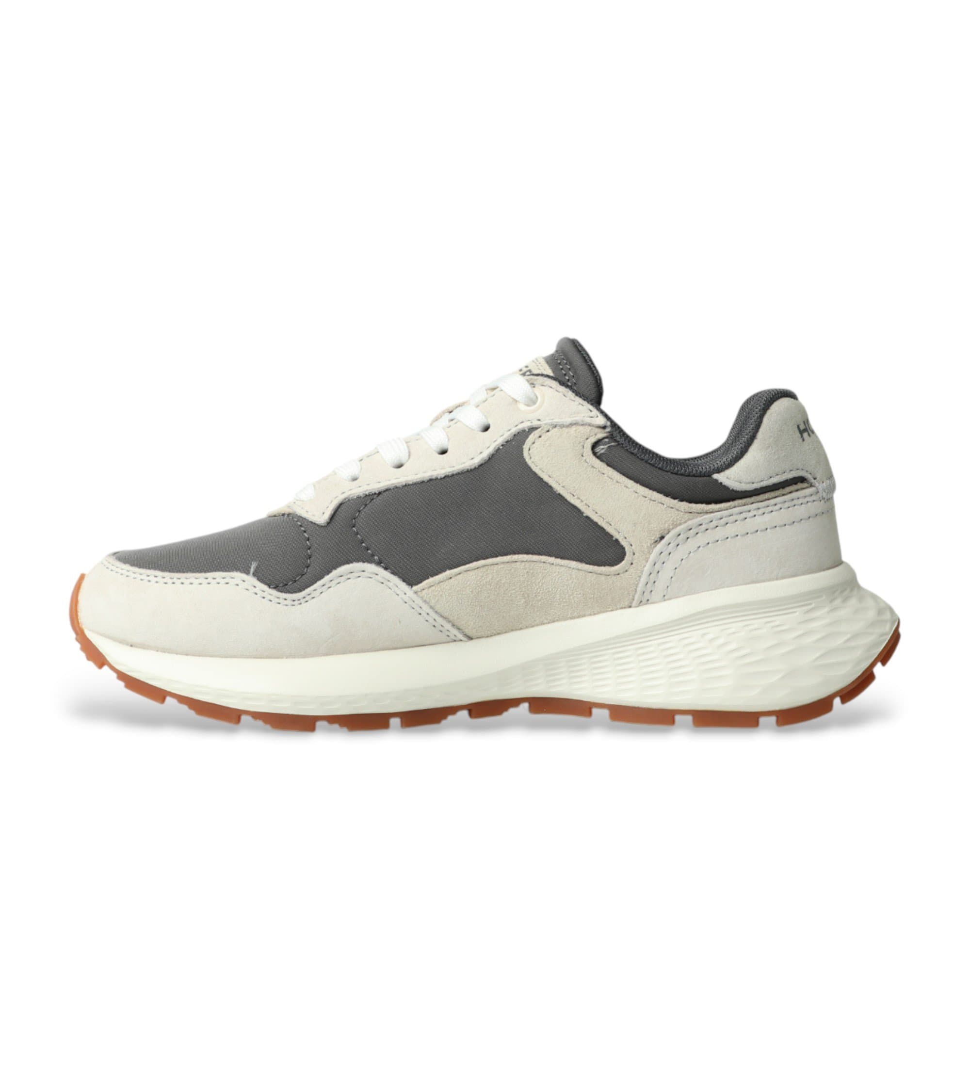 HOFF dla kobiet. 22435004 Skórzane sneakersy City Mkii w kolorze szarym (39), Skóra, 3 do 5 cm, Smycze, Zwykły