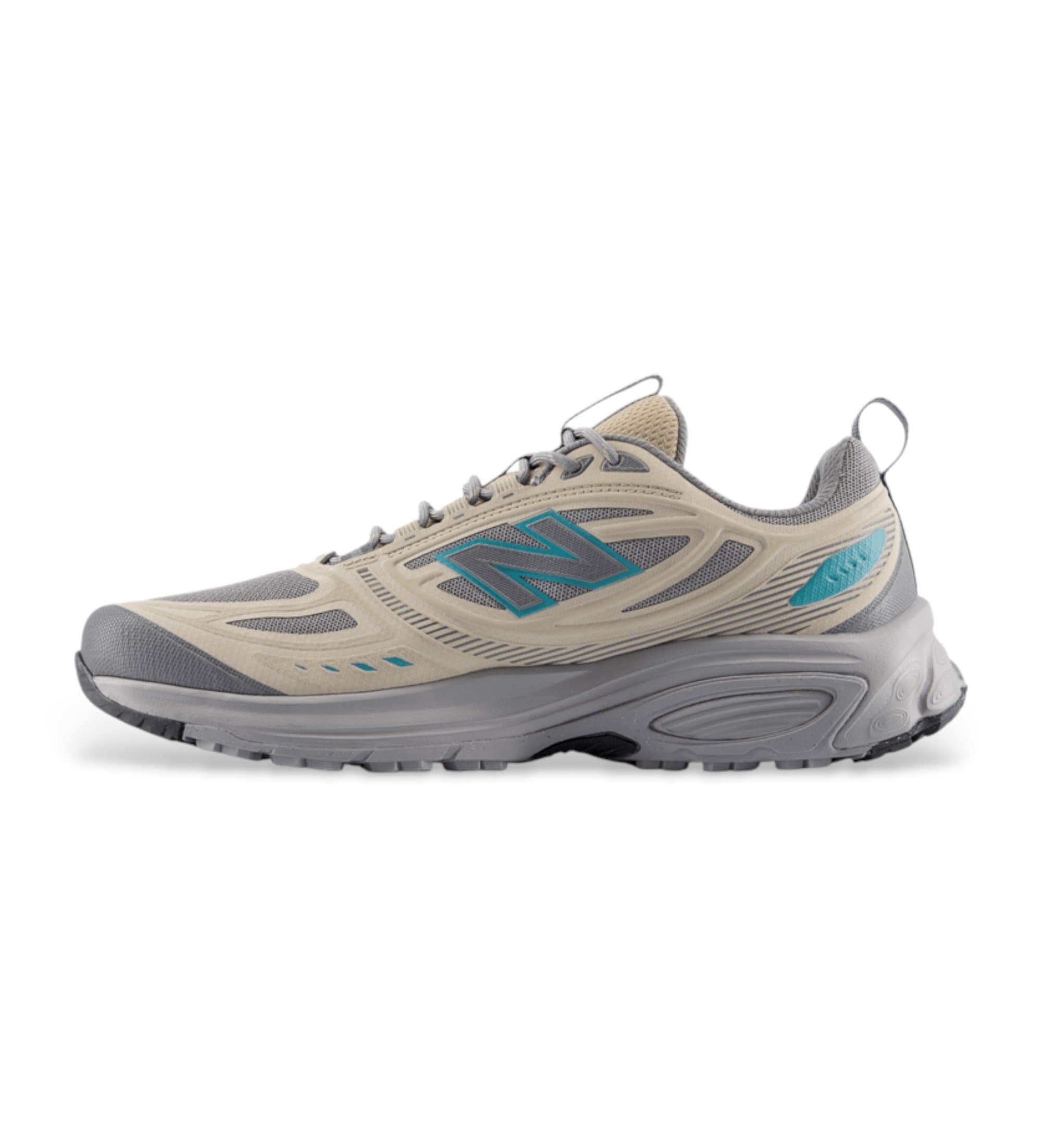 New Balance dla m??czyzn. M410V9_RU Buty Fresh Foam 410v9 brązowe (43), Brązowy, Mapa, Smycze, Deportivo, Na zewnątrz, Multis