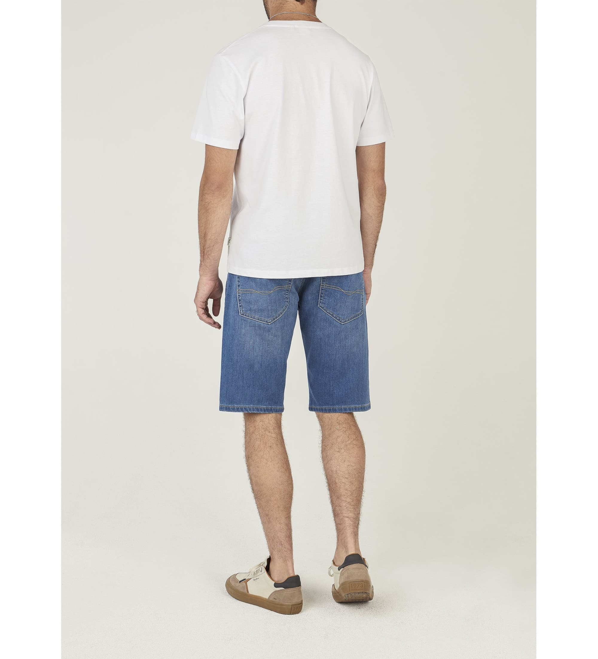 Pepe Jeans dla m??czyzn. PM80000444AG Gymdigo Slim Shorts niebieskie (31), Zwykły, Bawełna, Denim