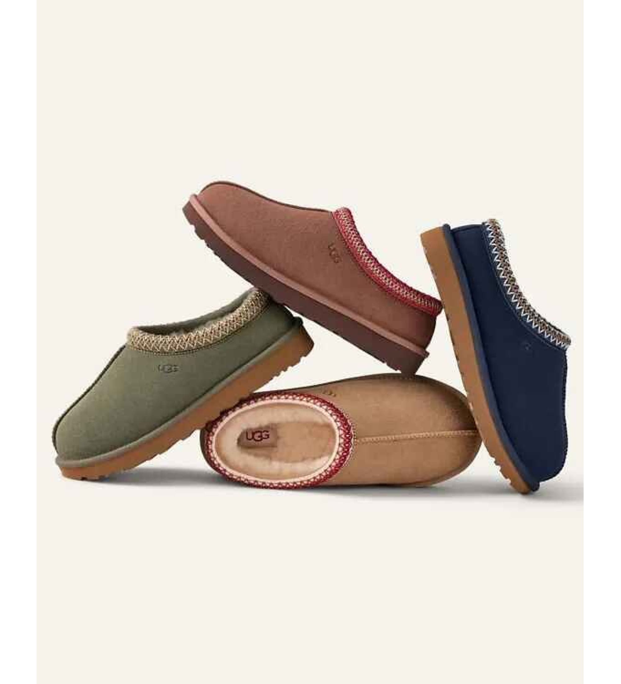 UGG dla kobiet. 5955 Skórzane trampki Tasman w kolorze brązowym (36), Skóra, Mapa, Brak, Zwykły, Odzież domowa