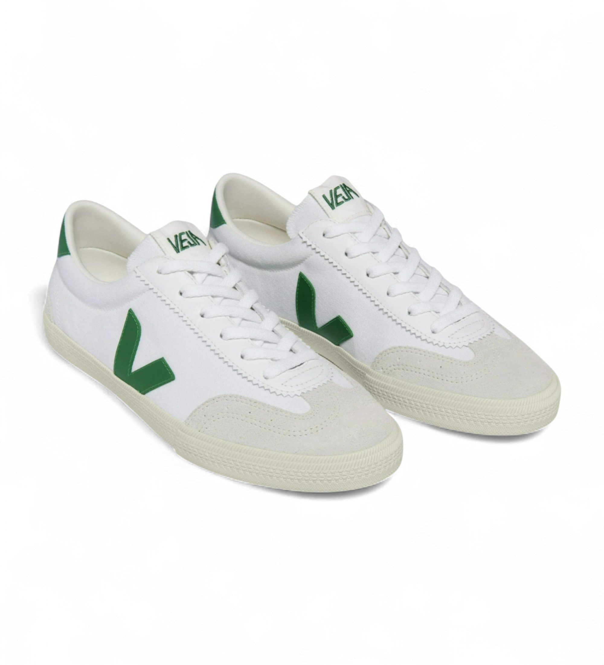 VEJA dla kobiet. VO0103525 Buty do siatkówki białe, zielone (40), Biały, Mapa, Przed, Smycze, Zwykły