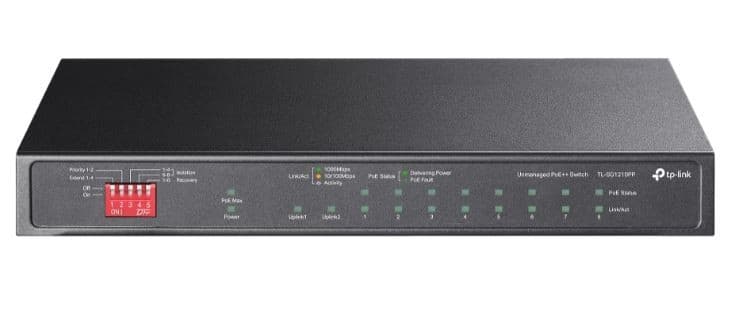 TP-LINK Przełącznik 10xGE PoE+/PoE++ SG1210PP
