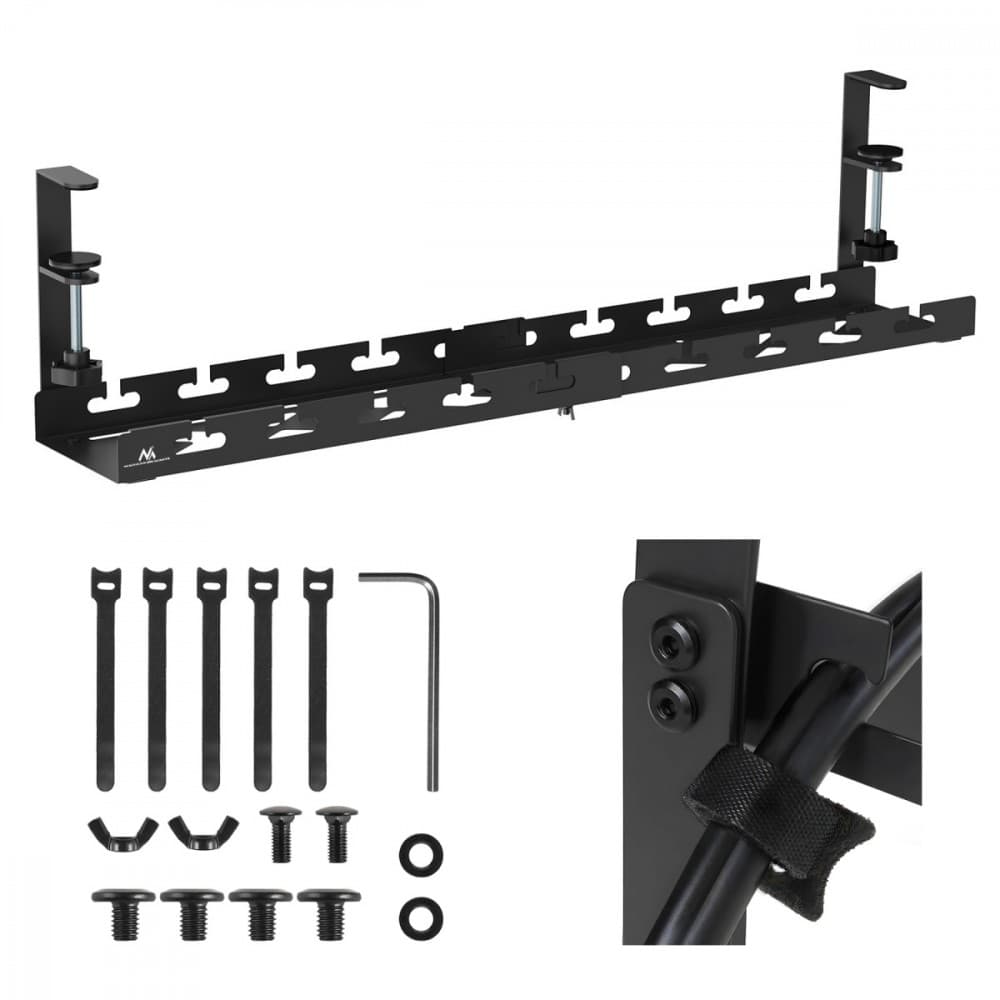Maclean Organizer podbiurkowy na kable MC-103 B