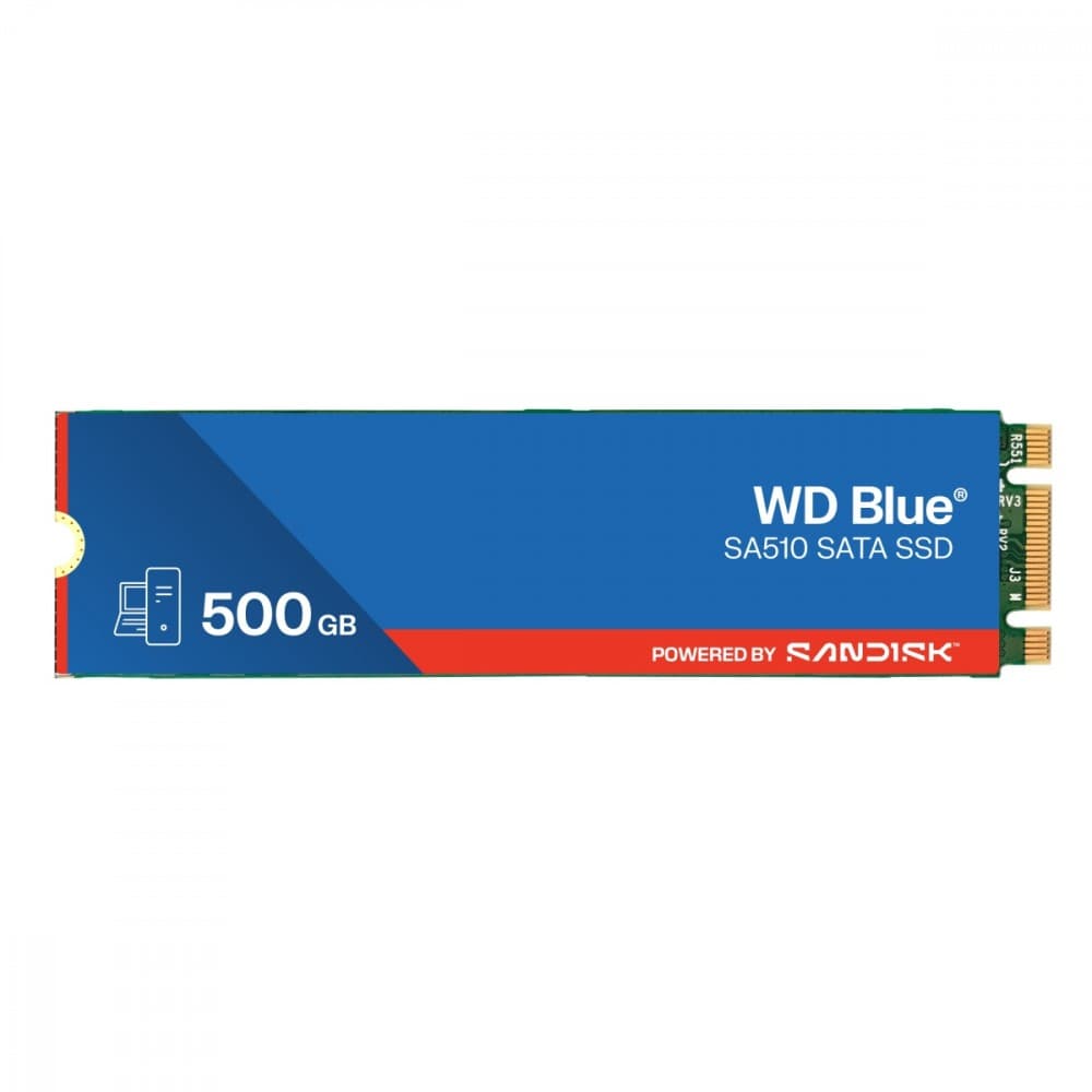 Western Digital Dysk SSD Blue SSD 500GB SA510 M.2 2280 WDS500G3B0B