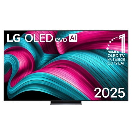 83 calowy LG OLED evo AI C5 4K Smart TV 2025 - OLED83C54LA