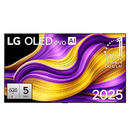 77 calowy LG OLED evo AI G5 4K Smart TV 2025 - Montaż na ścianie - OLED77G54LW