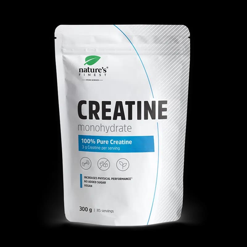 Nature's Finest Creatine Monohydrate | 100% czysty kreatyna do treningów o wysokiej intensywności + wyniki sportowe | 3g kreatyna, 85-dniowy zapas