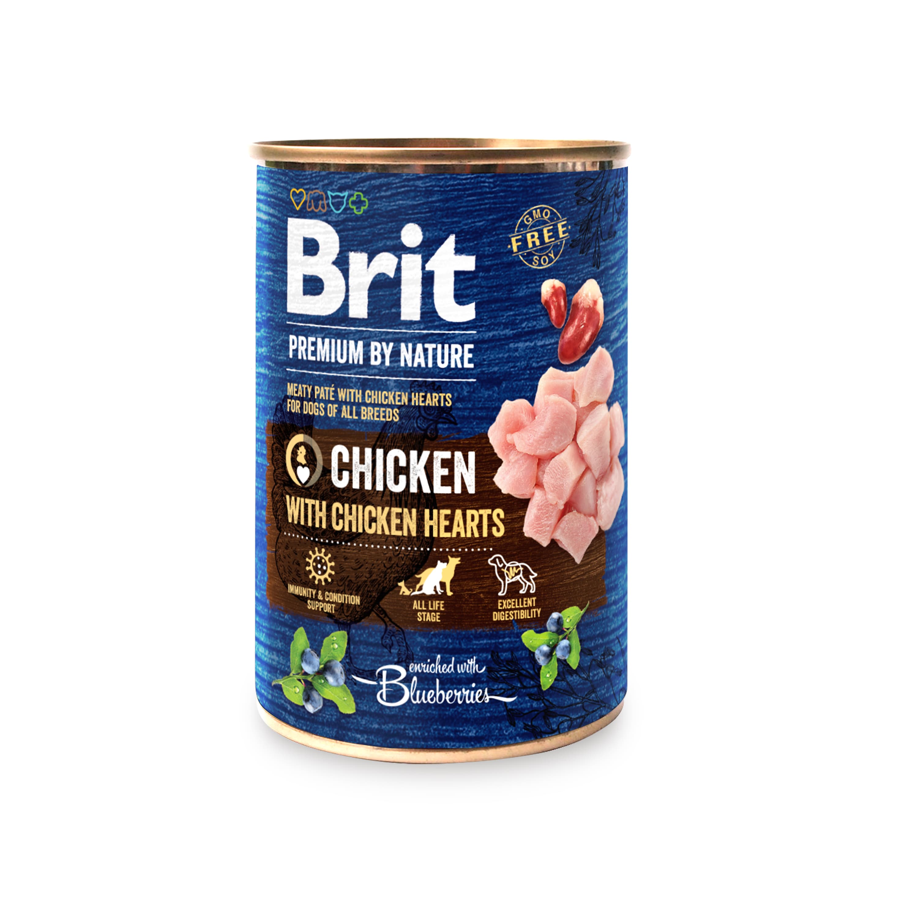 Brit Premium by Nature Kurczak z Serduszkami - 400g