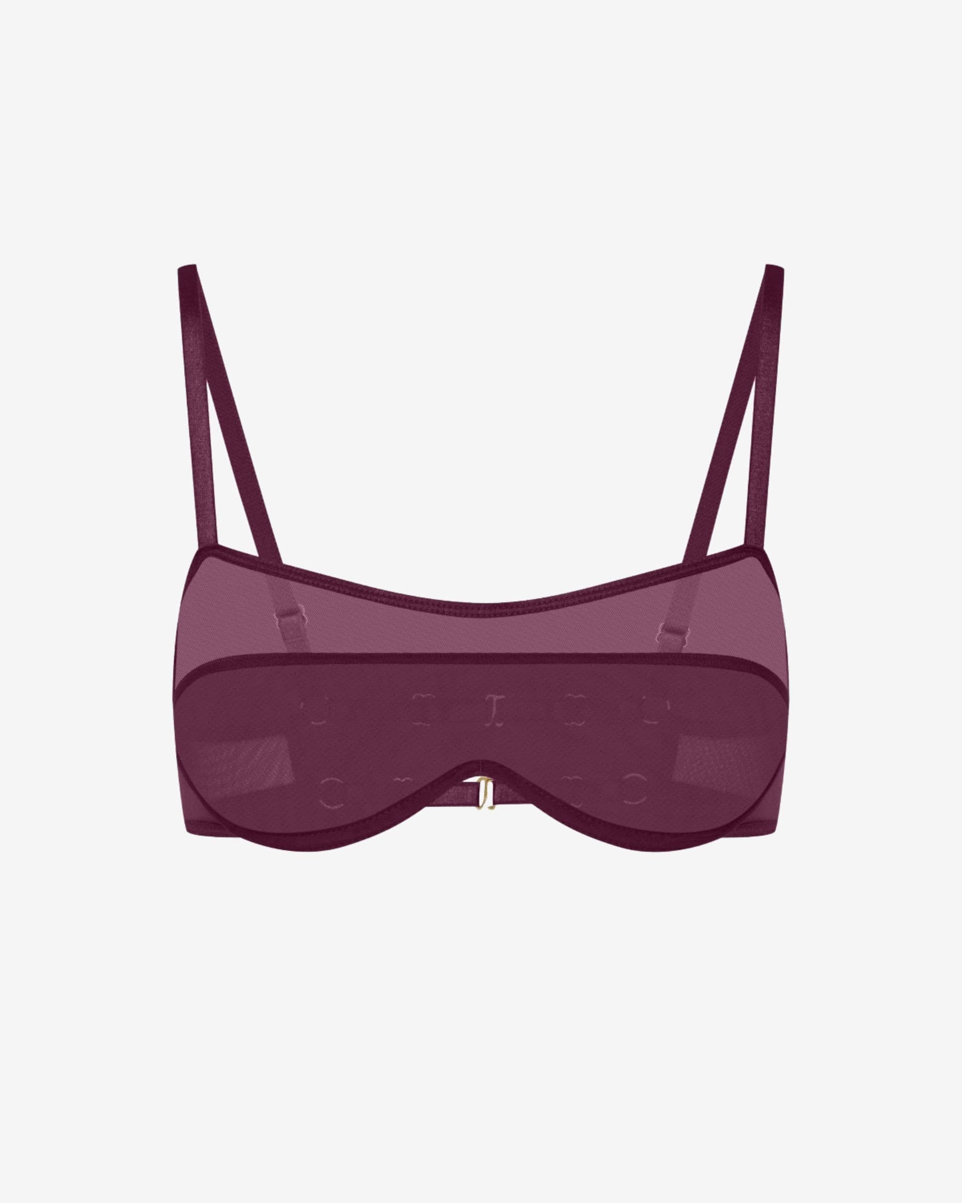 luana burgundy // biustonosz