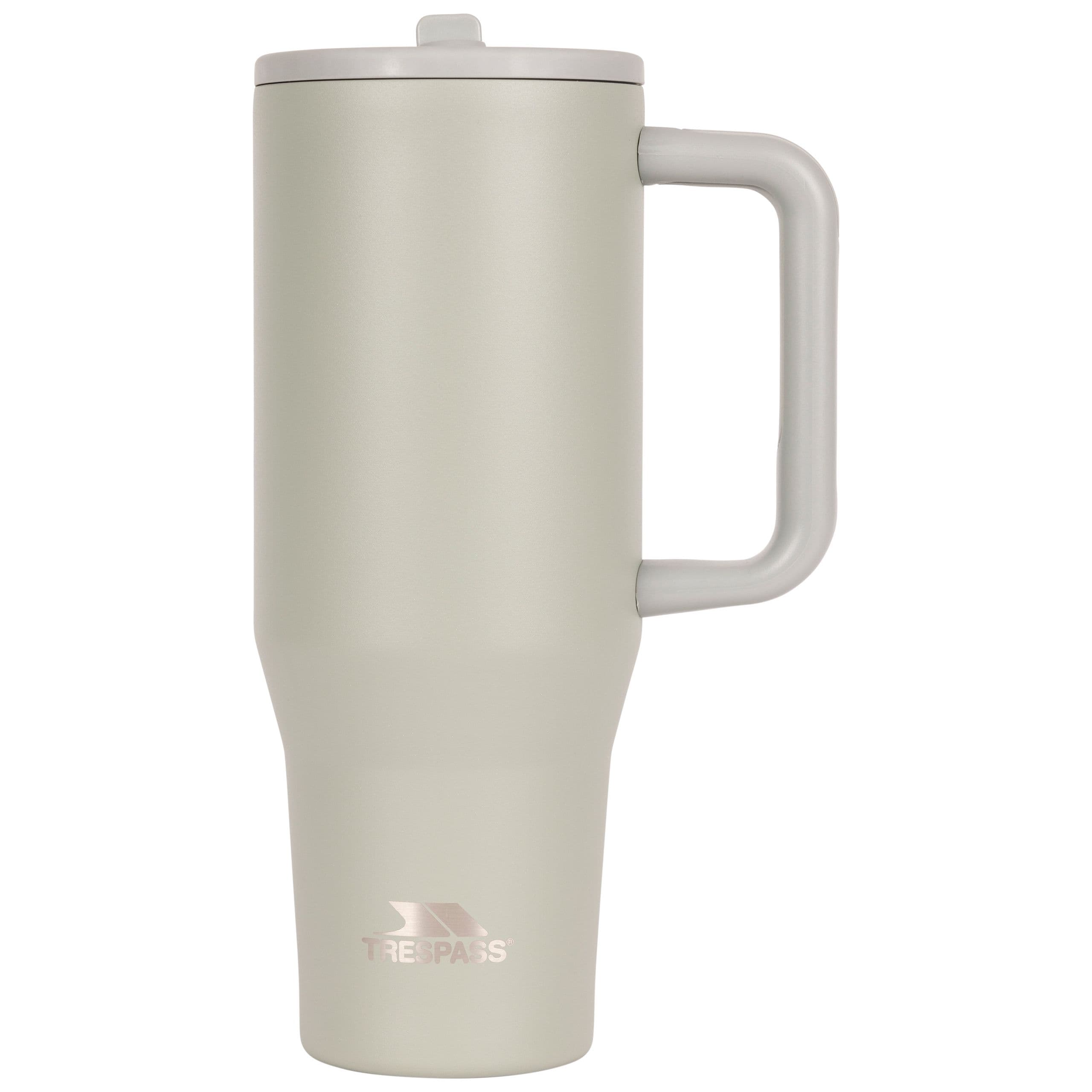Kubek z Uchwytem i Pokrywką Stal Nierdzewna 1.2L Flip