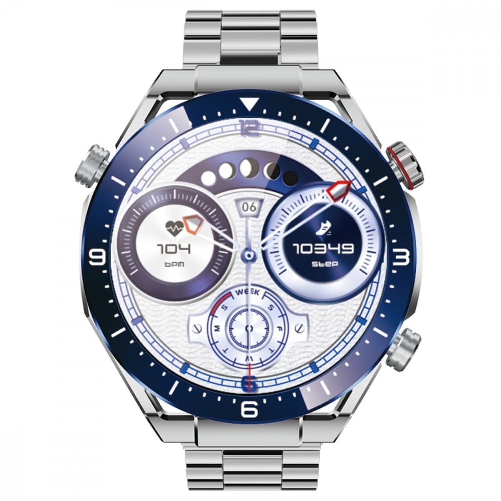 EcoWatch Smartwatch EW01 srebrny