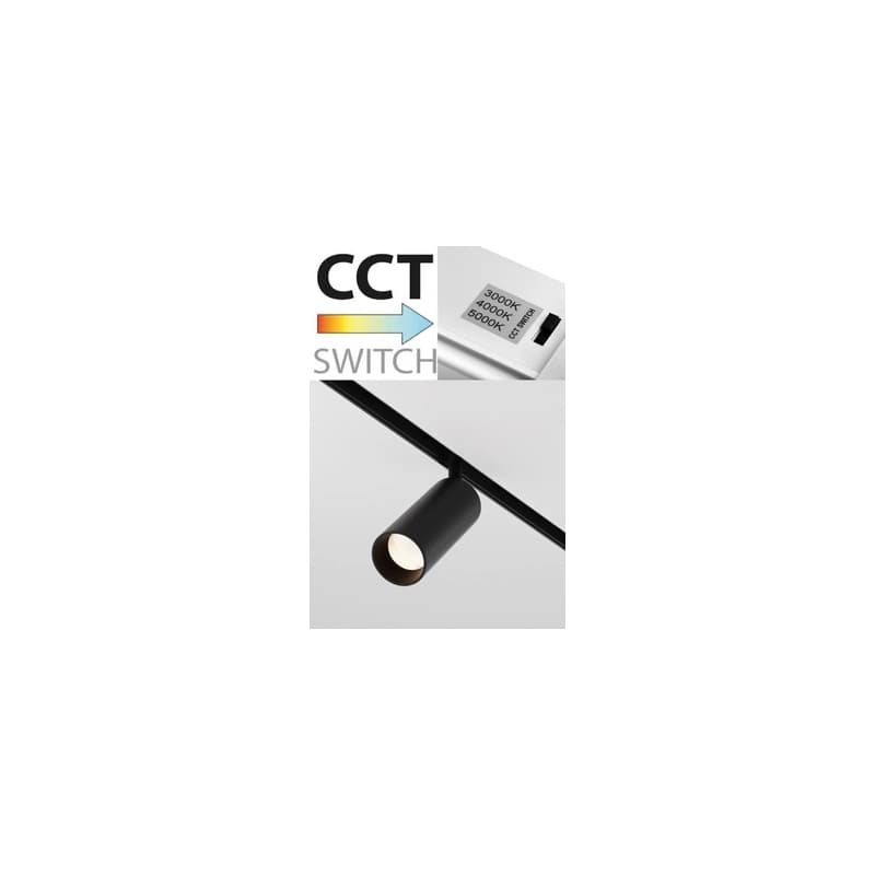 REFLEKTOR 12W 3000K CZARNY 10014